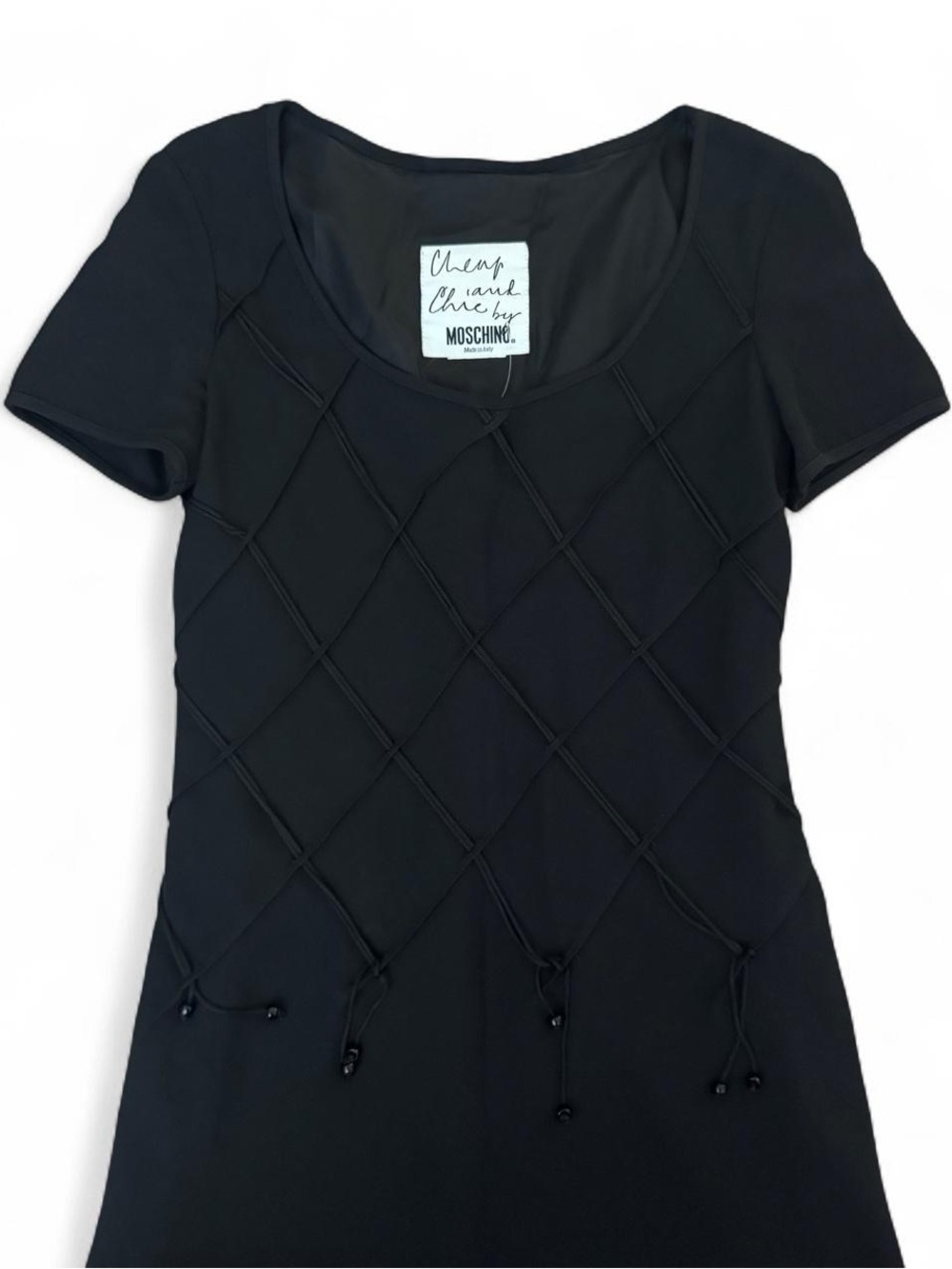 Moschino cheap and chic black dress